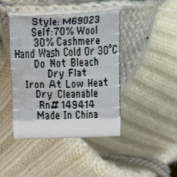 Johnny Was Beanie Hat Wool Cashmere One Size Biya JWLA 3J Workshop Anahi Printed - Picture 5 of 13